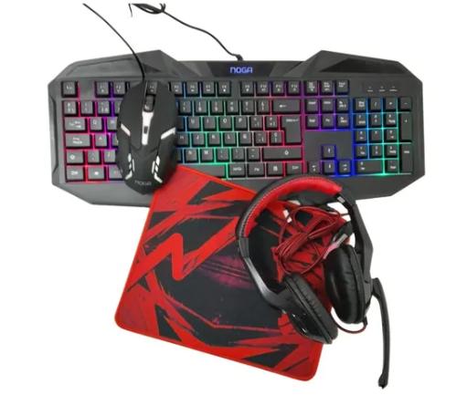 Combo gaming 4 en 1 NKB-403